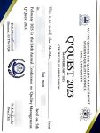 Quest University fake diploma sample