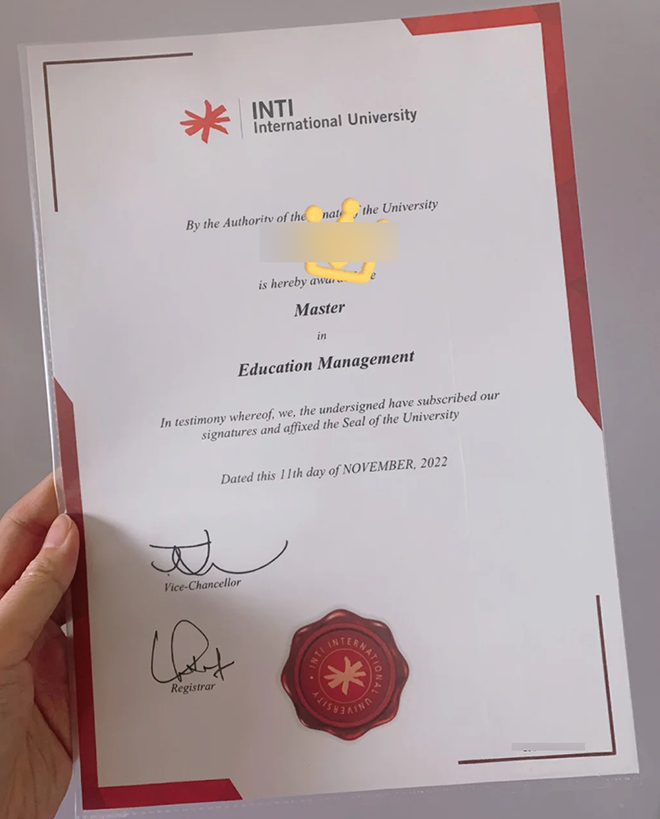 INTI Diploma Sample