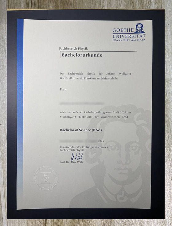 Degree samples from Goethe University of Frankfurt in 2025 degree samples from goethe university of frankfurt in 2025