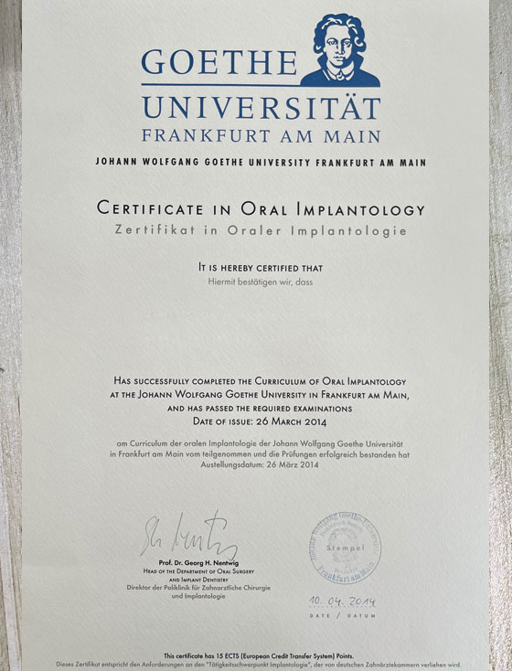 degree samples from goethe university of frankfurt in 2025