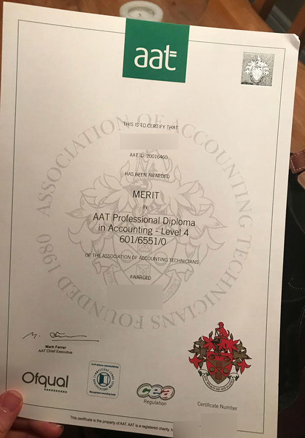 What is an AAT certificate? AAT Diploma1 1