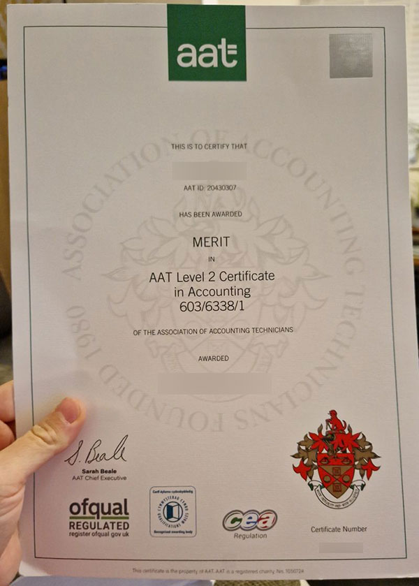 What is an AAT certificate? AAT Diploma3