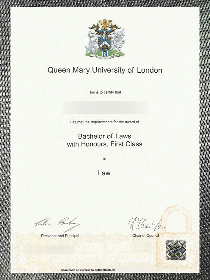Certificate From Mary University Of London2