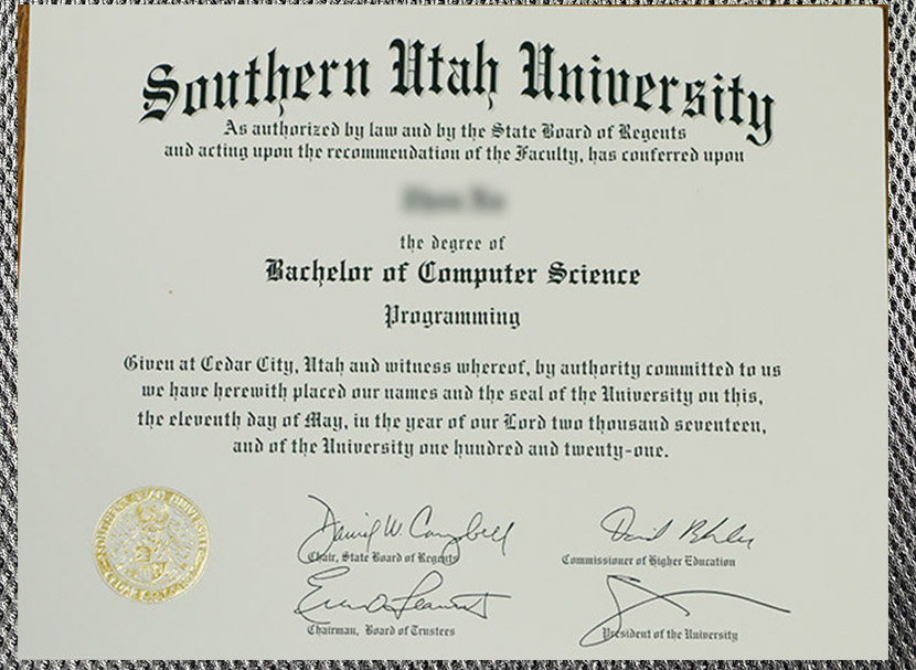 how much does it cost to purchase a certificate from the university of southern utah?