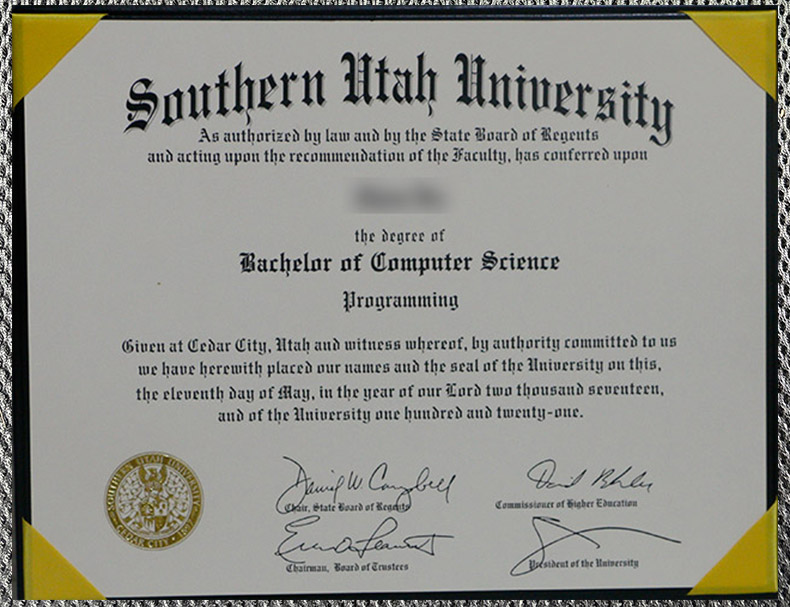 how much does it cost to purchase a certificate from the university of southern utah?
