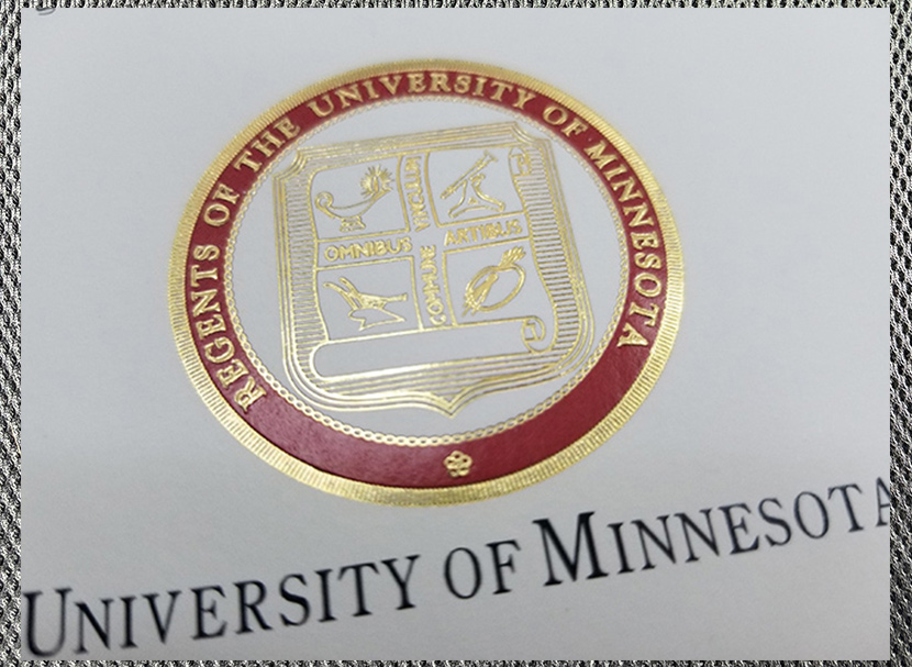 Certificate From The University Of Minnesota 1