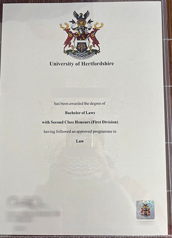Order the diploma certificate of the University of Hertfordshire online Hertford University