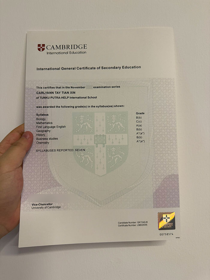 how to purchase an igcse diploma certificate？