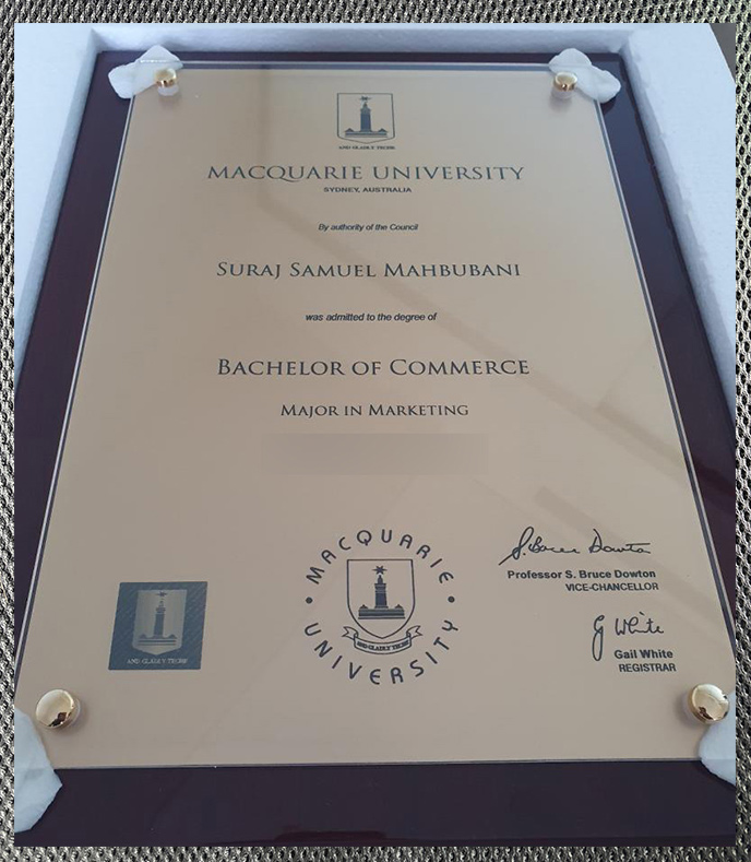 here you can purchase high quality macquarie university diploma certificates.