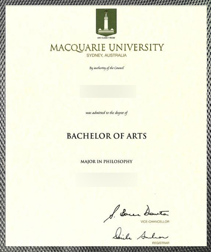 here you can purchase high quality macquarie university diploma certificates.