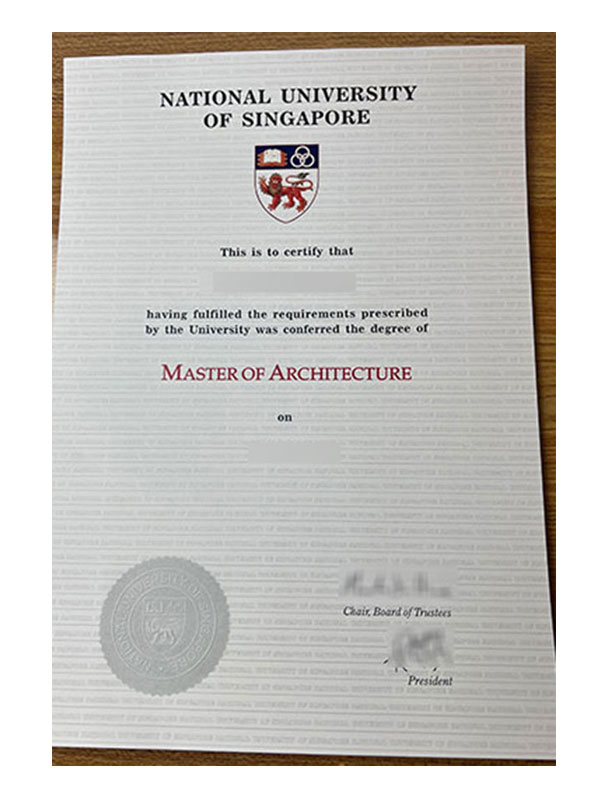 how long does it take to order a degree from the national university of singapore through the website?