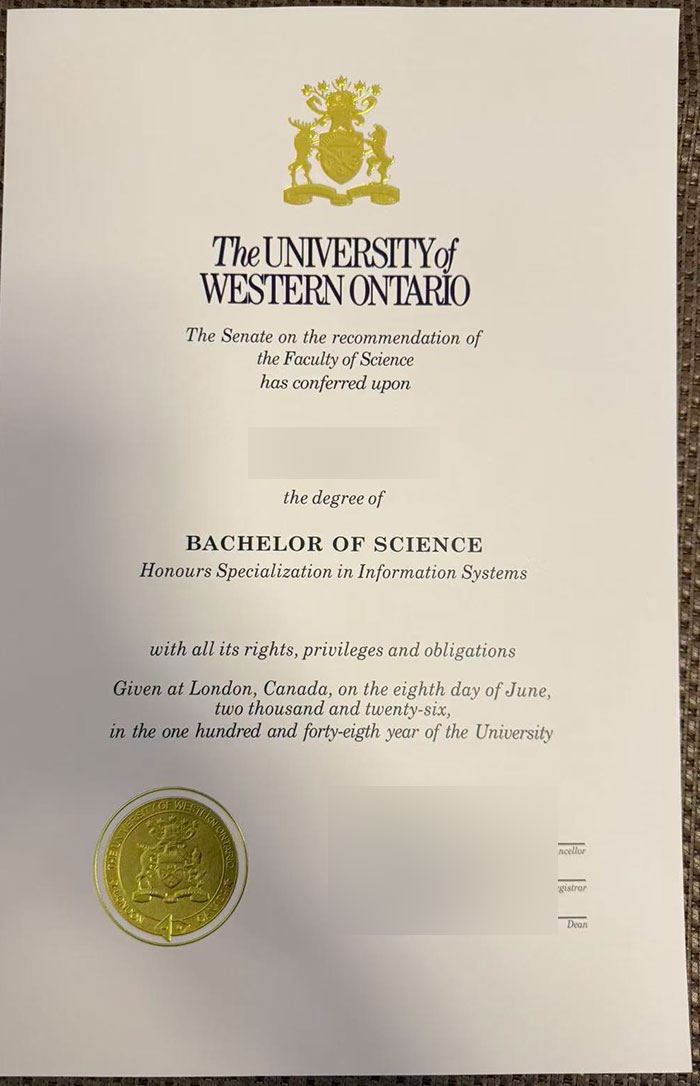 How to obtain a diploma from the University of Western Ontario? Diploma from the University of Western Ontario
