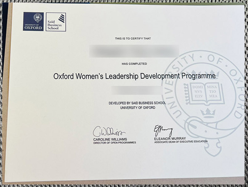 if you need an oxford university certificate, you might want to take a look at this website