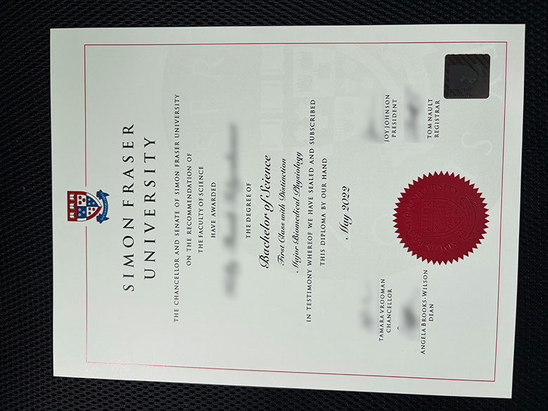 Simon Fraser University diploma