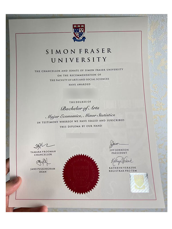 where can i purchase a diploma or certificate from simon fraser university?