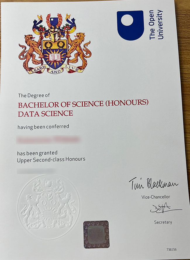 What is the British Open University degree certificate like? what is the british open university degree certificate like?