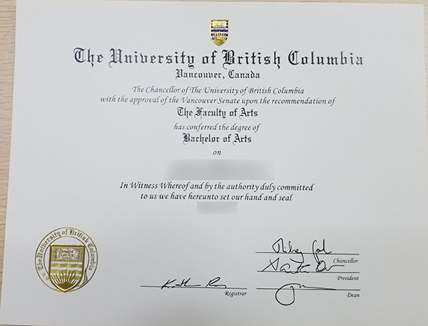 Latest sample display of certificates from the University of British Columbia auto draft