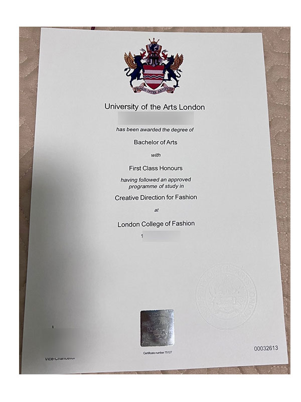 how can i purchase a degree certificate from the university of the arts london?