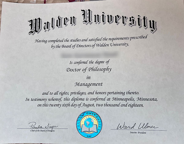 Latest sample display of Walden University certificates latest sample display of walden university certificates
