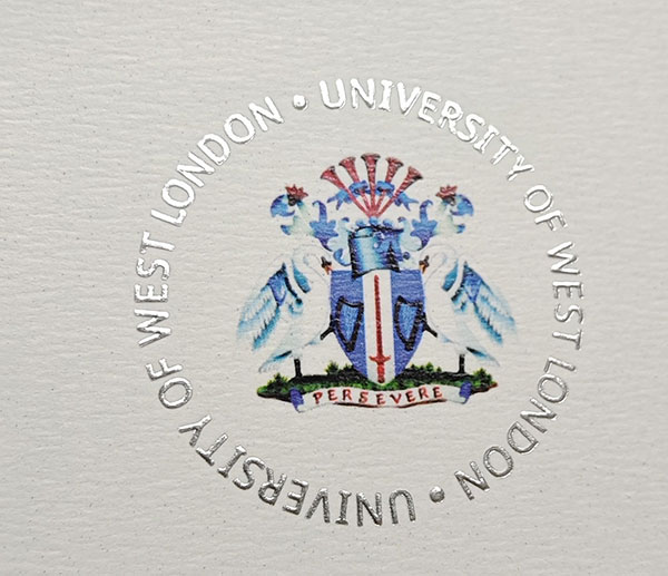 Latest sample display of diplomas from West London University auto draft