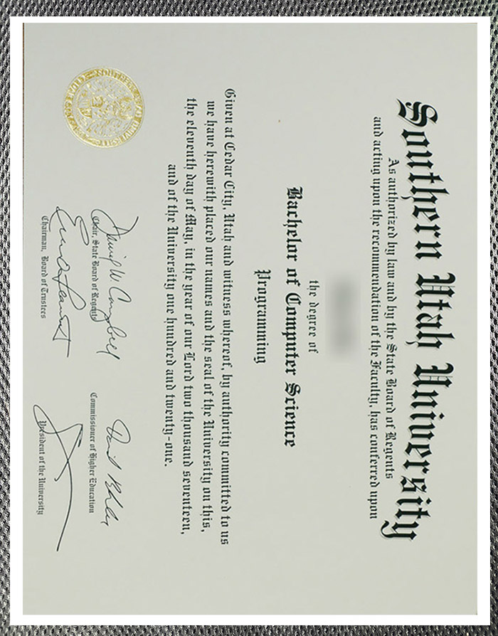 how much does it cost to purchase a certificate from the university of southern utah?