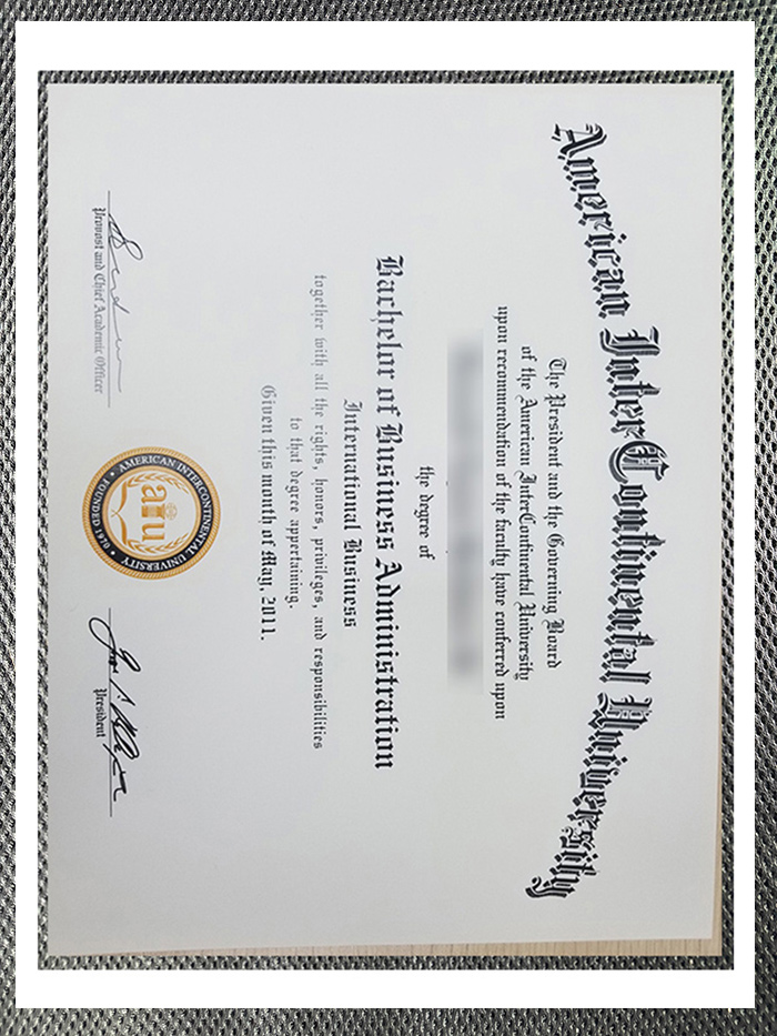 how much does it cost to purchase an american intercontinental university certificate online?
