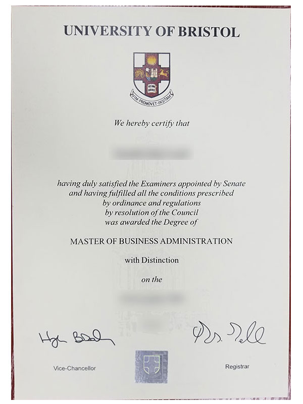 order the diploma certificate of the university of bristol online