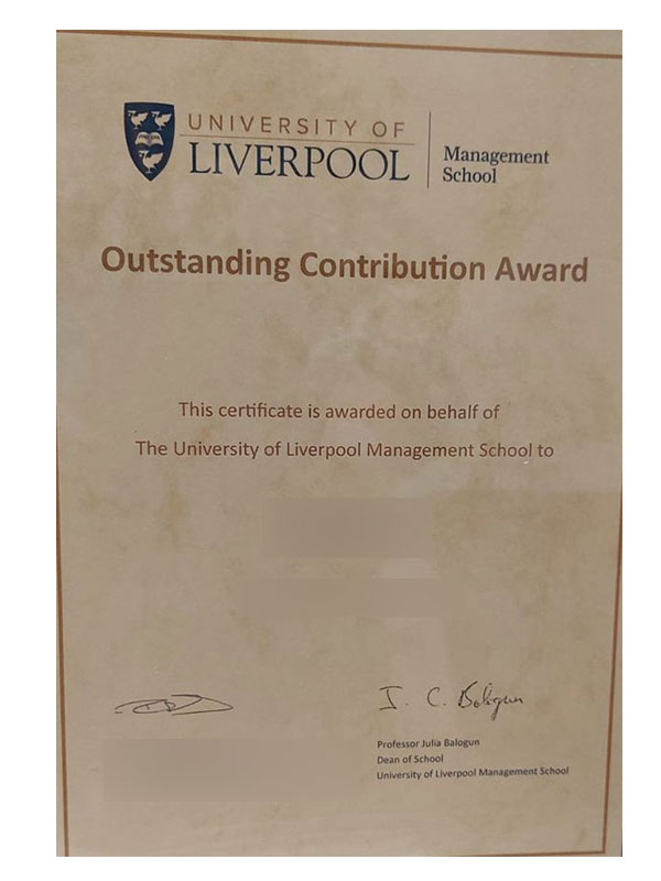 which website can i purchase a degree certificate from the university of liverpool?