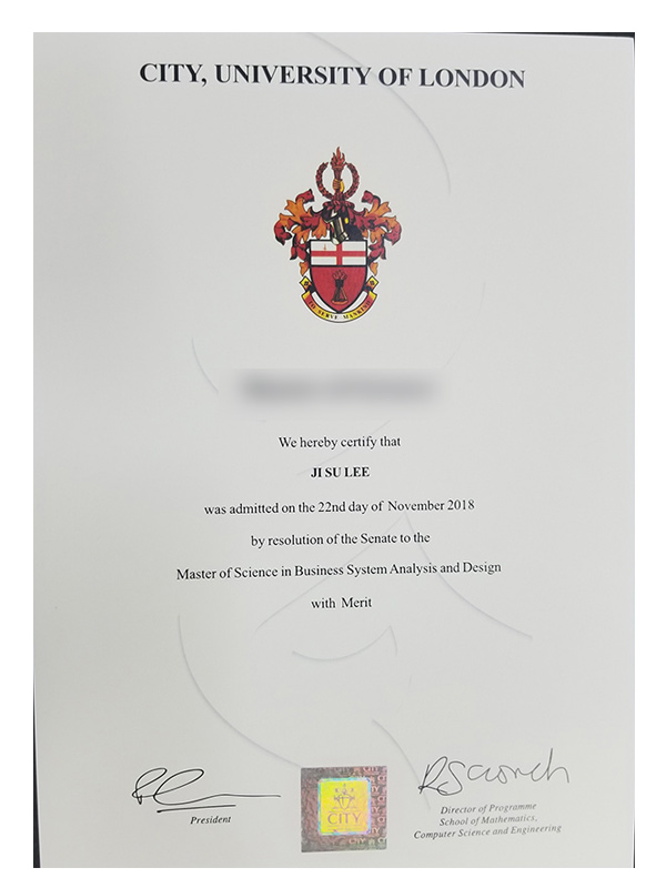 What is the degree certificate of London Metropolitan University like?