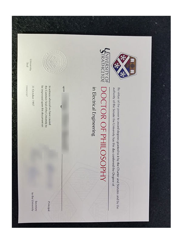 Strathclyde University Certificate