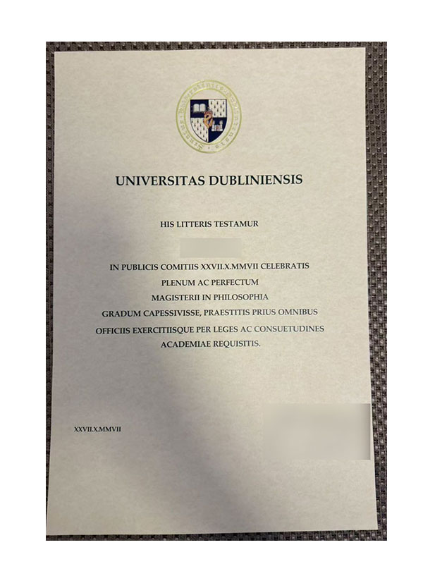 how much does it cost to purchase a diploma from dublin university?