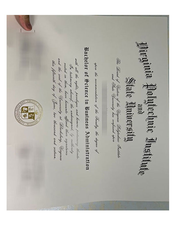 Which website can I purchase the degree certificates of Virginia Tech and State University?