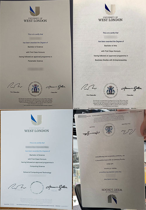 how long does it take to order a degree from the university of west london through the website?