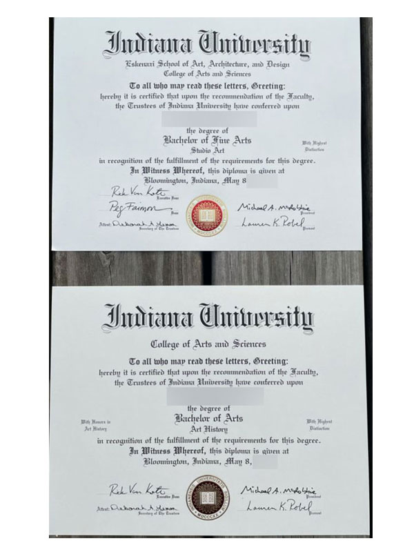 Home which website can i purchase the indiana university degree certificate?
