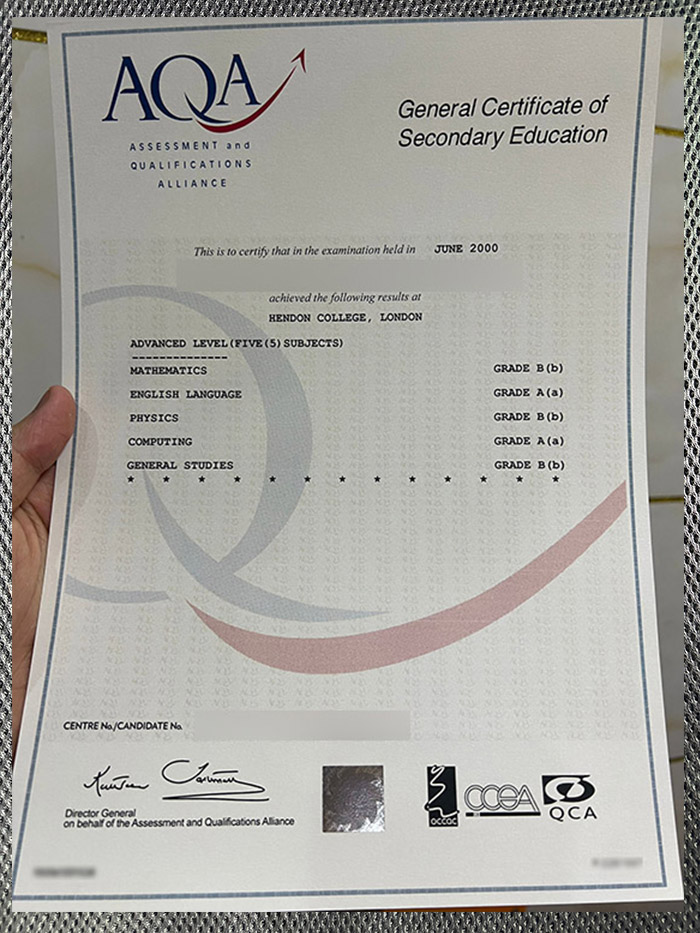 Latest sample display of AQA GCSE certificates latest sample display of aqa gcse certificates