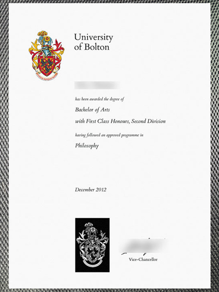 which website can be used to purchase a degree certificate from the university of bolton?