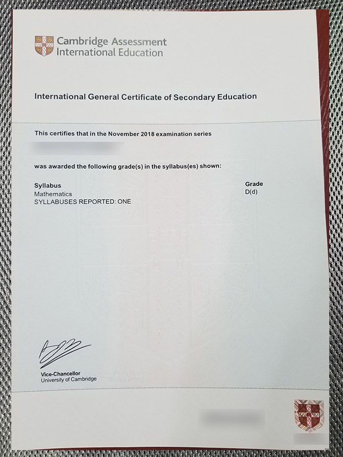 Please be sure to purchase a Cambridge IGCSE certificate. please be sure to purchase a cambridge igcse certificate.