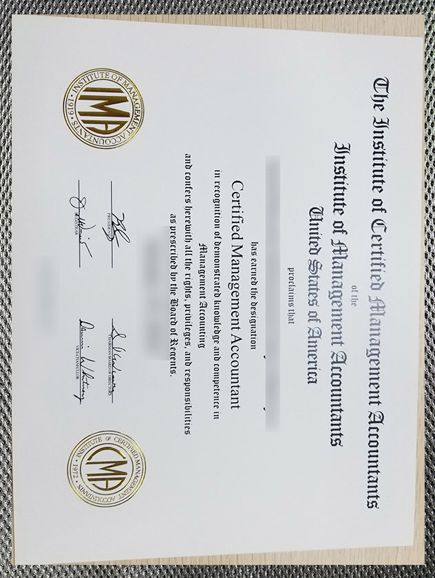 How can I order the CMA diploma certificate? Certified Management Accountant CMA Certificate1