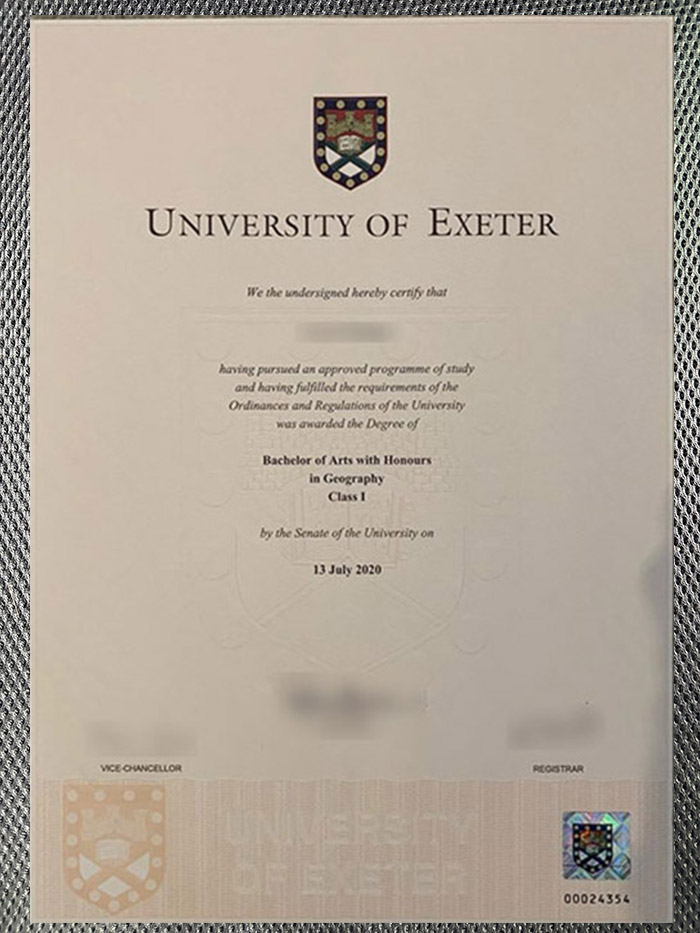 Order the diploma certificate of Exeter University online Exeter University Diploma