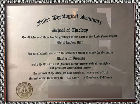 Please be sure to purchase a certificate from Fuller Theological Seminary. please be sure to purchase a certificate from fuller theological seminary.