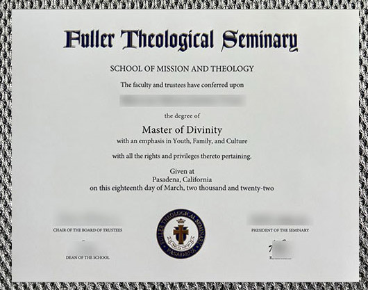Please be sure to purchase a certificate from Fuller Theological Seminary. please be sure to purchase a certificate from fuller theological seminary.