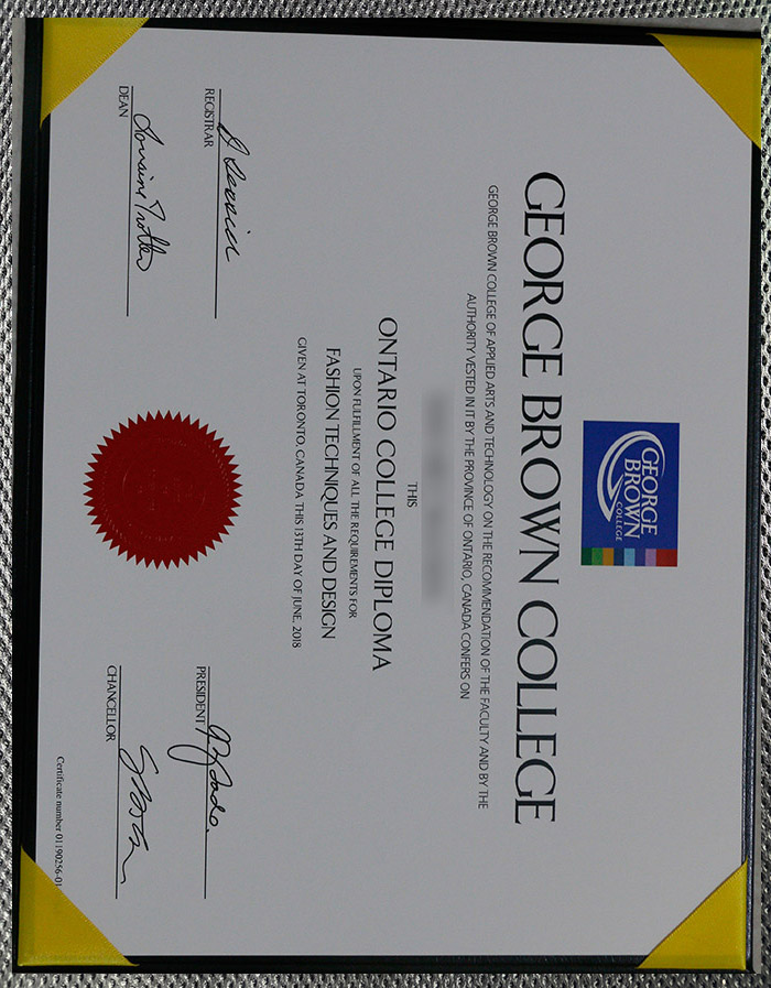 how to purchase a certificate from george brown college