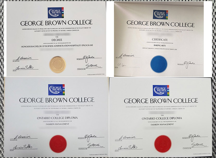 how to purchase a certificate from george brown college