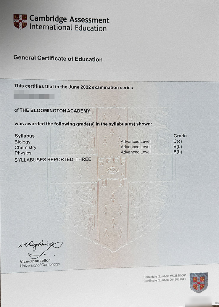 How long does it take to order an IGCSE degree through the website? igcse certificate