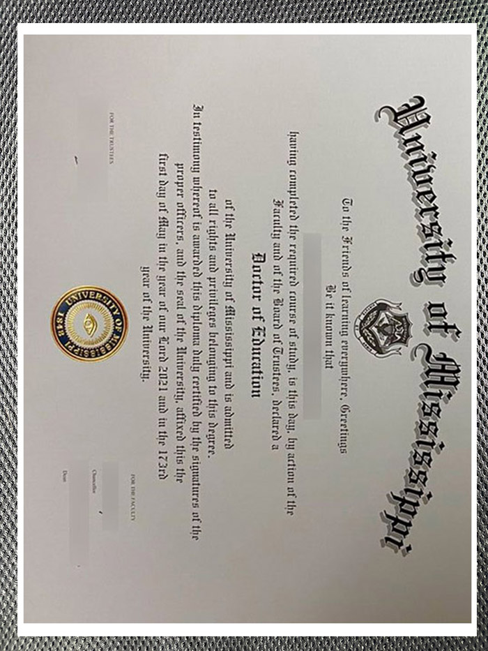 how can i order a diploma certificate from the university of mississippi?