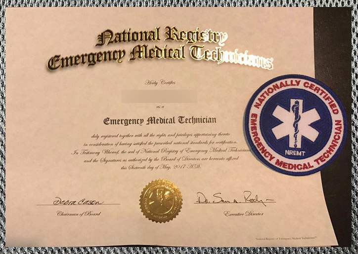 how to obtain an nremt certificate