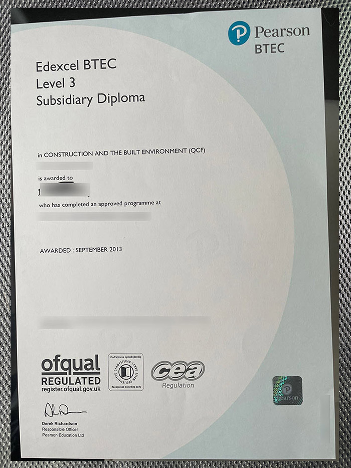 Order Pearson BTEC certificates online Pearson BTEC