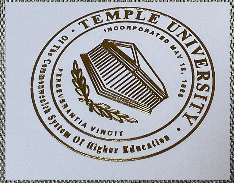 high quality diploma temple university certificate