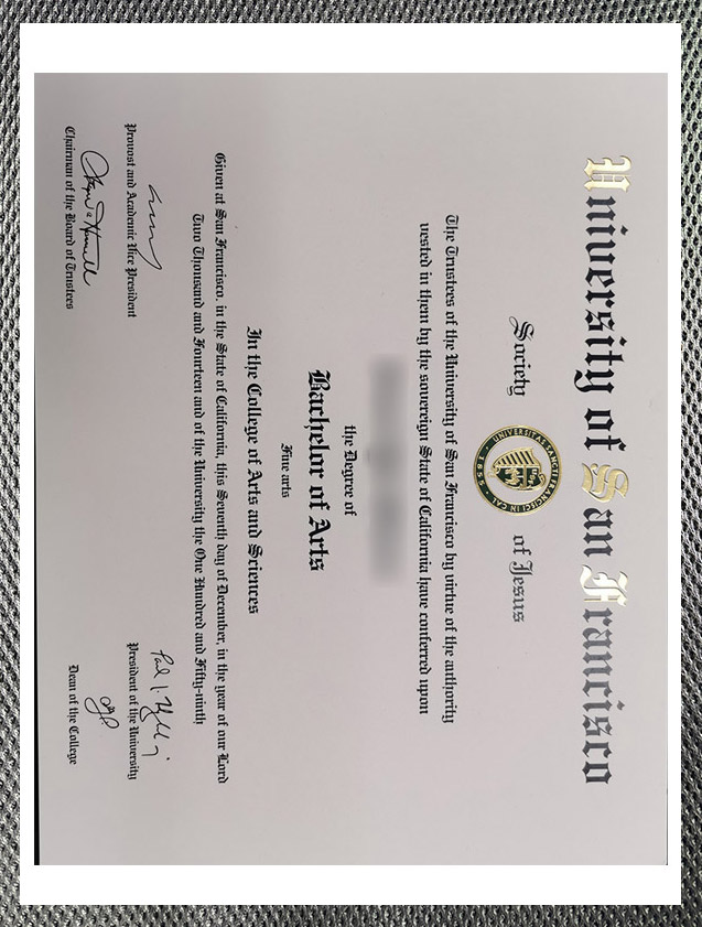 How can I order the diploma certificate from San Francisco University?