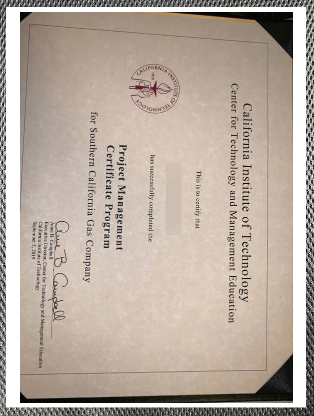 How can I order the diploma certificate from the California Institute of Technology?